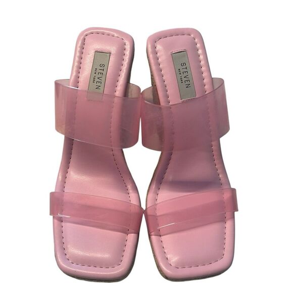 Steven New York Womens 9.5 Malaya Espadrille Sandal Pastel Pink Bratz Barbie Y2K - Picture 6 of 8